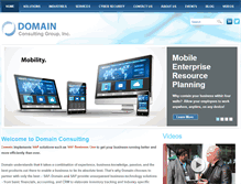 Tablet Screenshot of domainconsultgroup.com